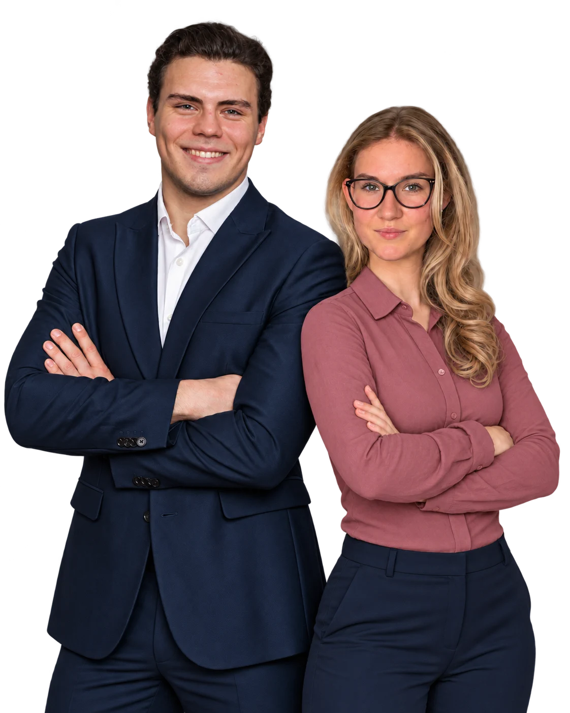 Benedict Hintz und Zoe Hoffmann, Gründer von Finanz-Medizin